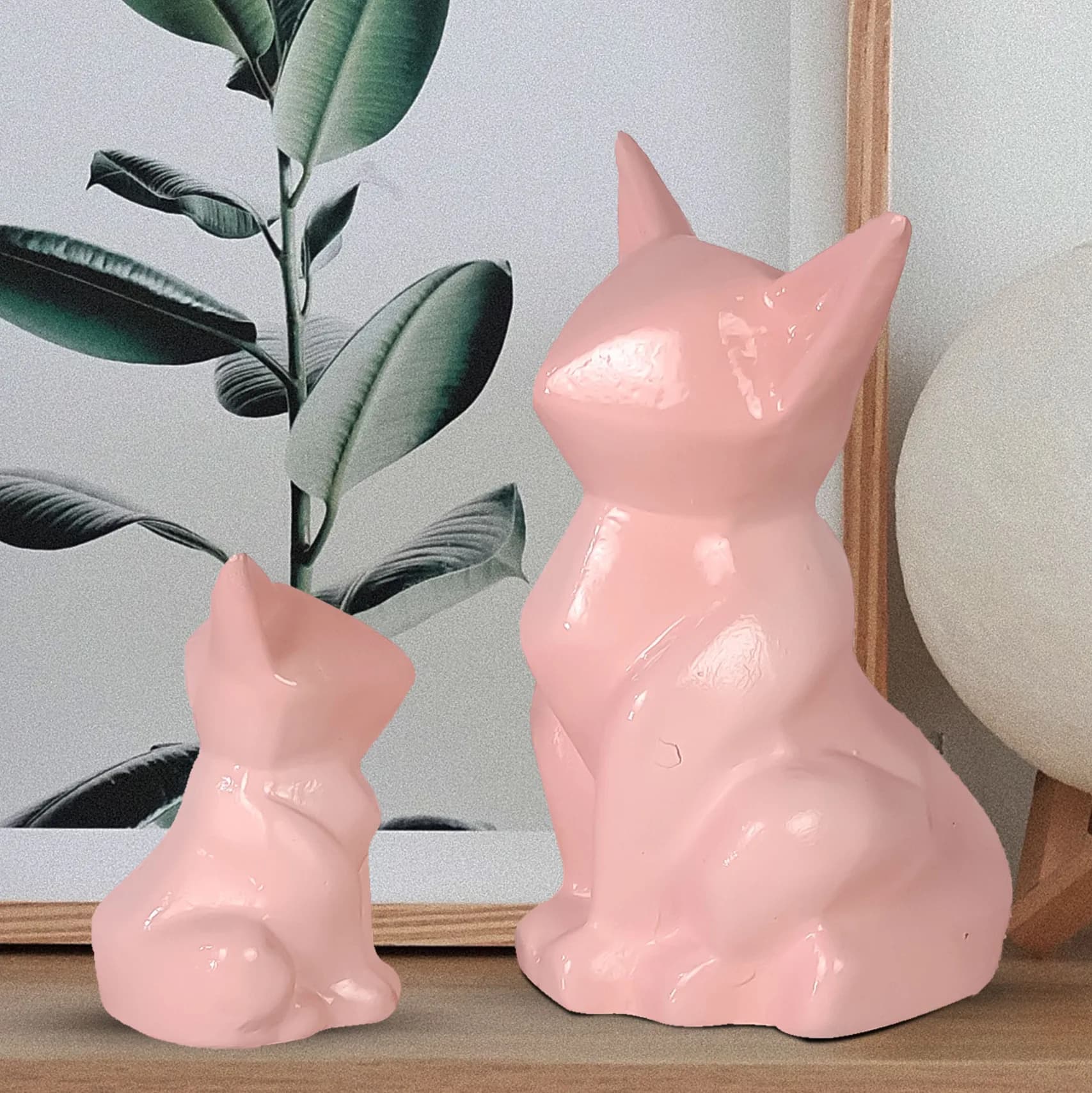 Neko cat pair pink