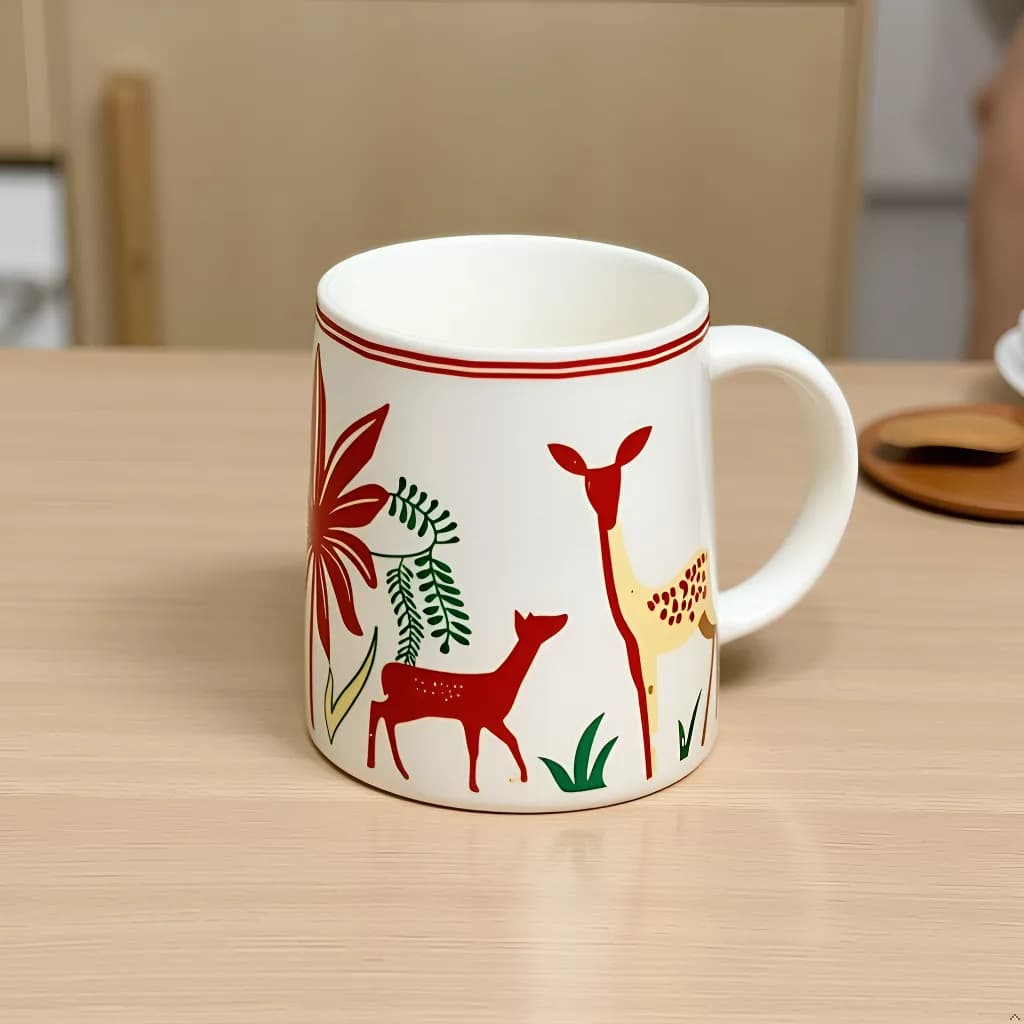 Mug deer red