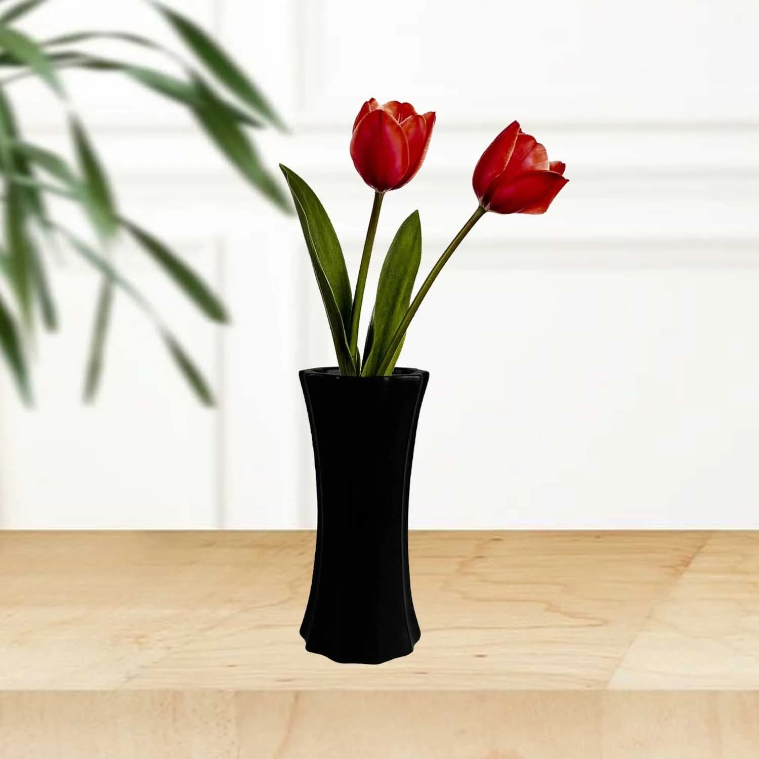 Vanya small vase black