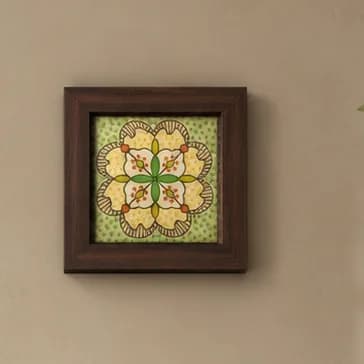 Moroccan tile 5.5x5.5 inch with wooden frame