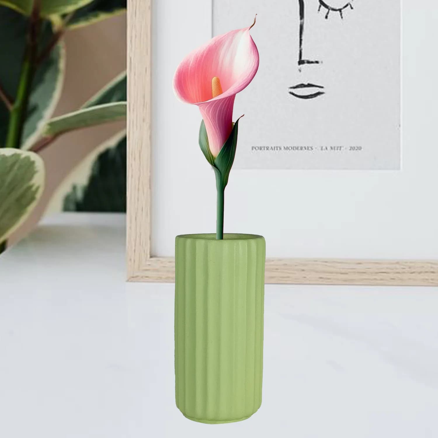 Ayla big vase mint